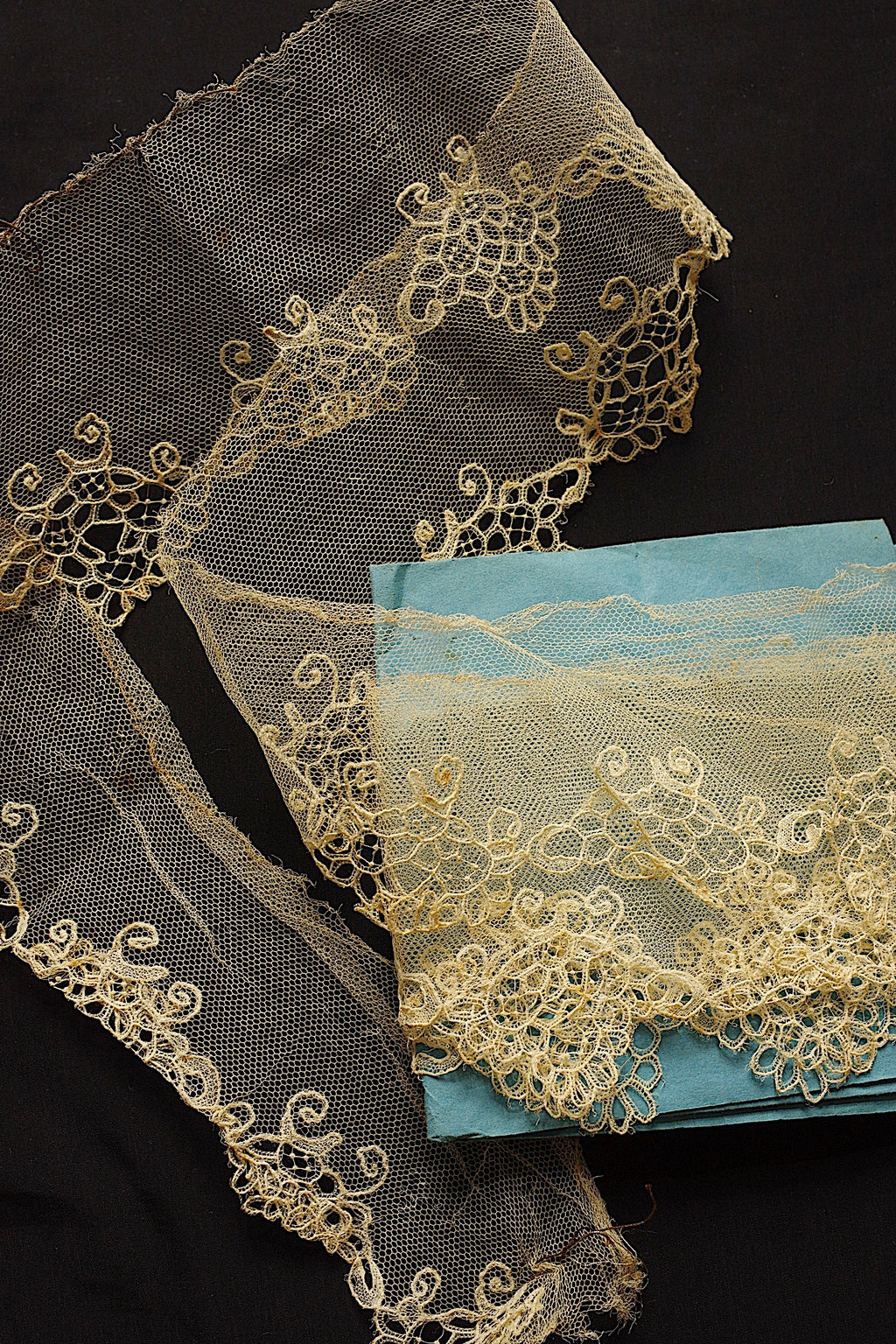 アンティークレース dentelle ancienne アプリカッションアングレテール　スカラップ