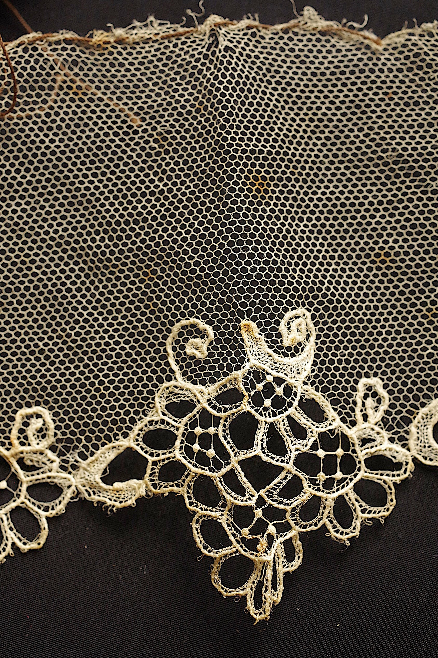 アンティークレース dentelle ancienne アプリカッションアングレテール　スカラップ