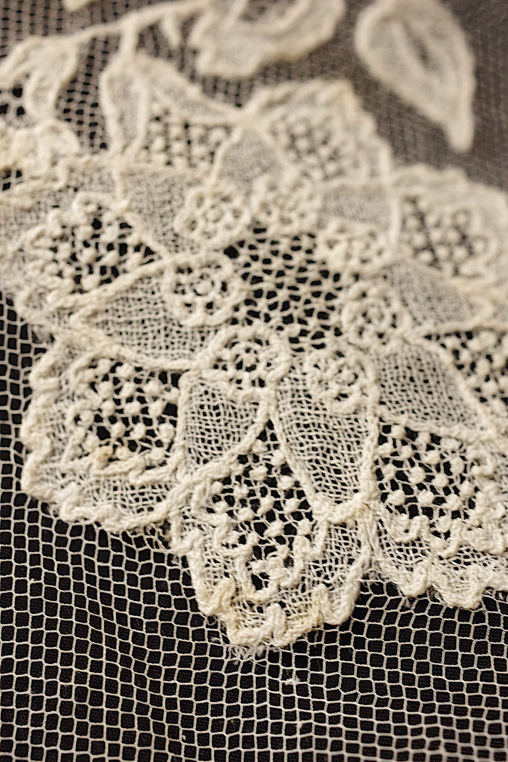 アンティークレース dentelle ancienne 幅広アプリカッションアングレテール