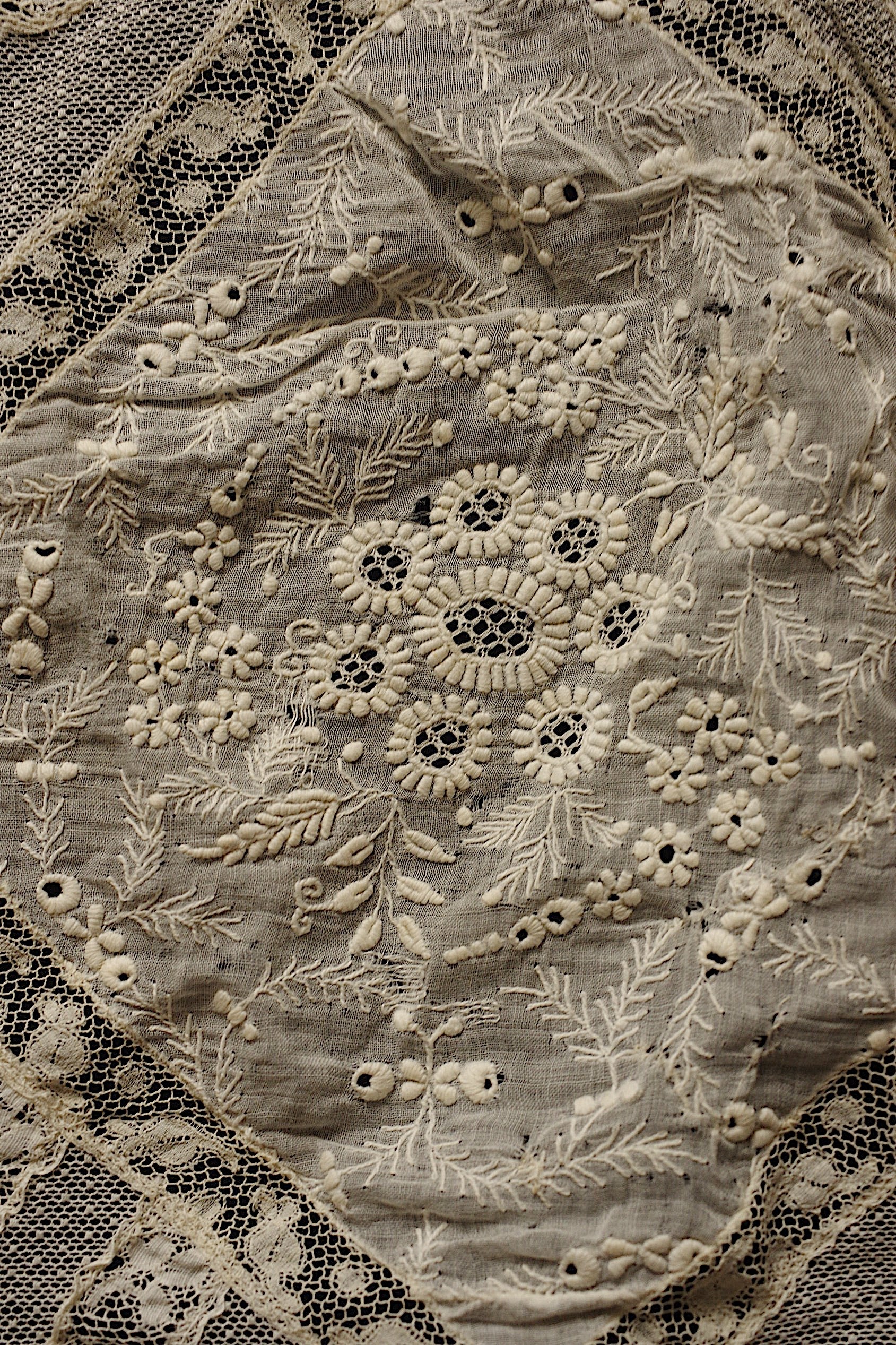 アンティークレース dentelle ancienne 刺繍レース