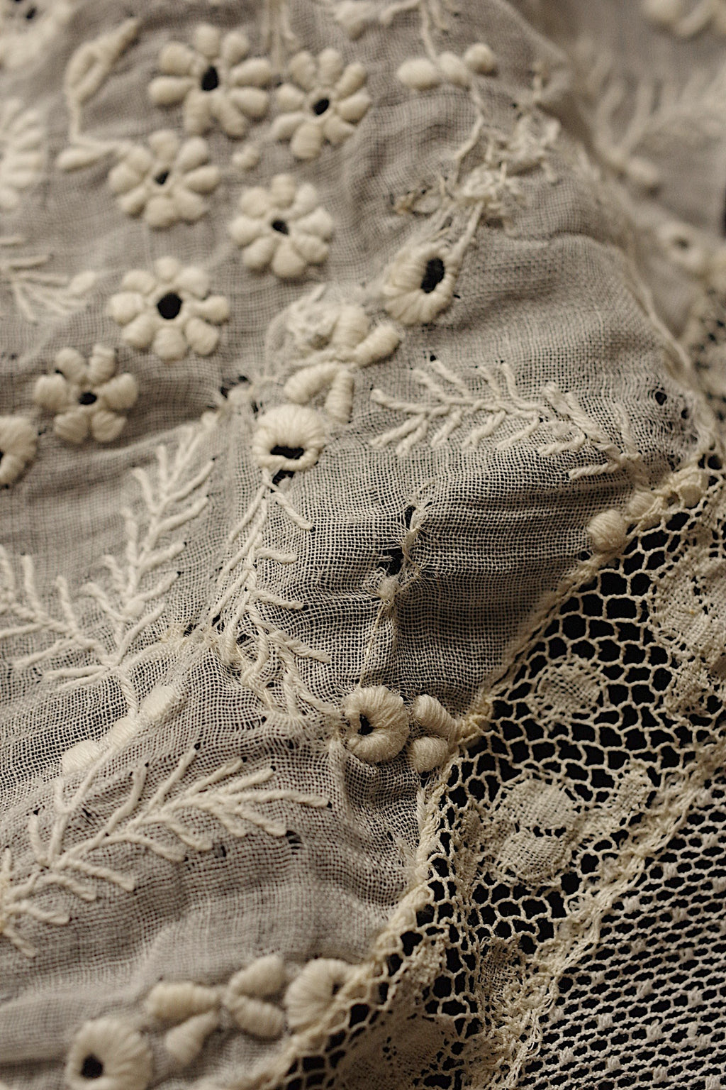 アンティークレース dentelle ancienne 刺繍レース