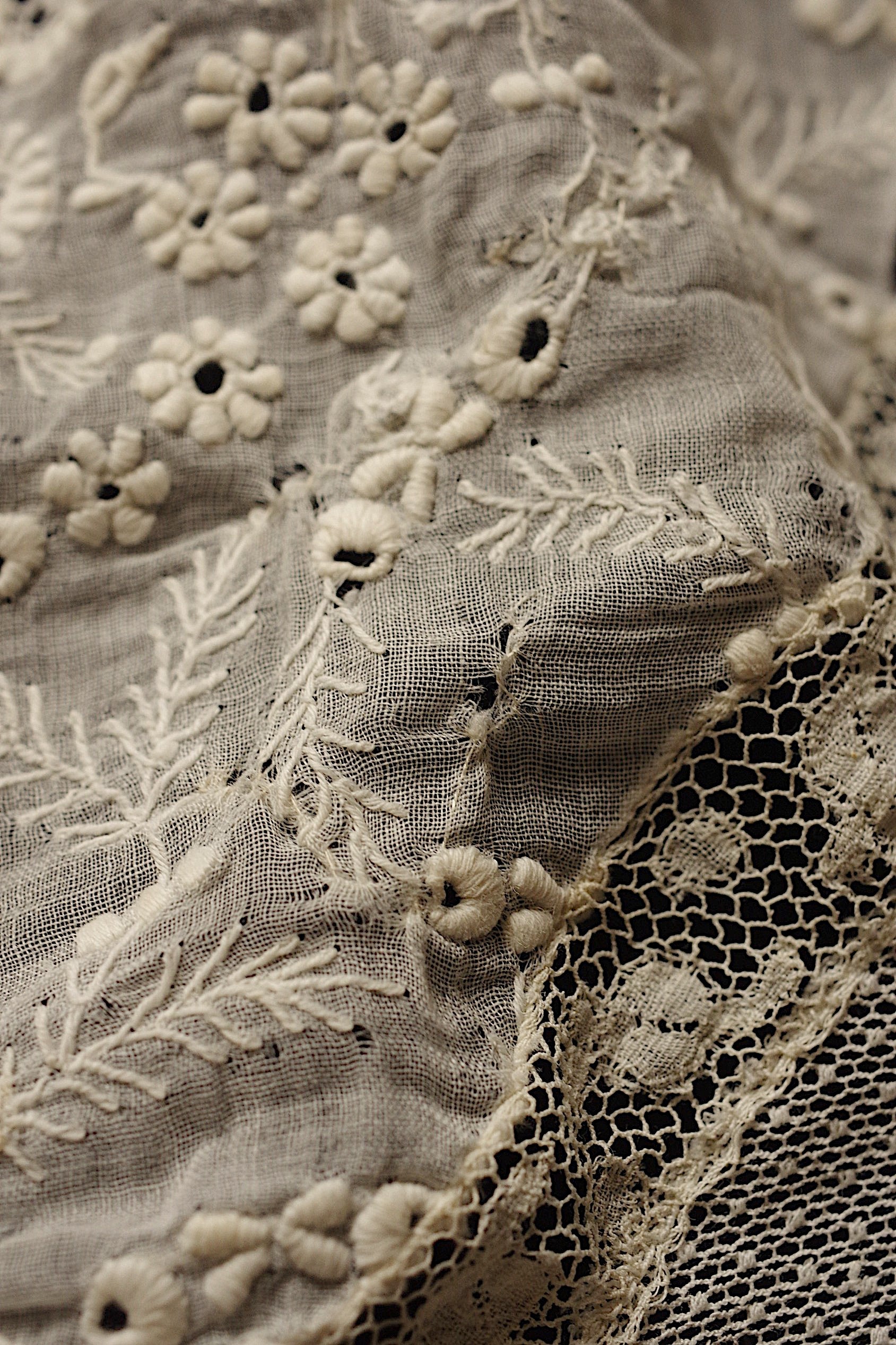 アンティークレース dentelle ancienne 刺繍レース