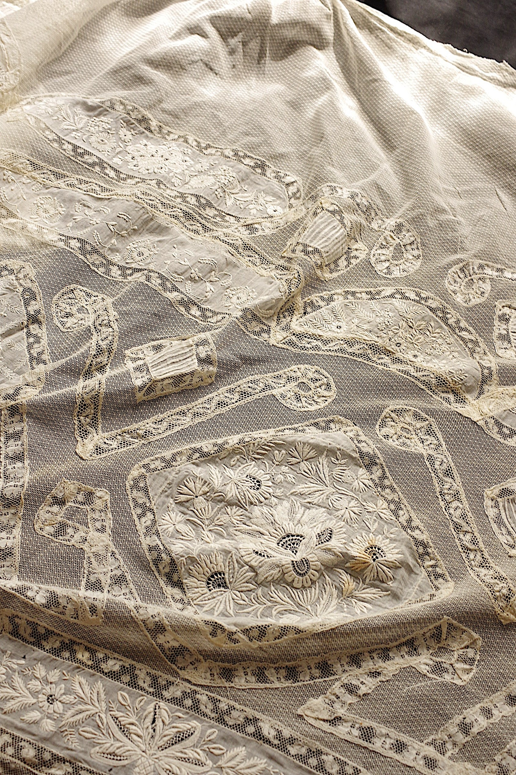 アンティークレース dentelle ancienne 刺繍レース