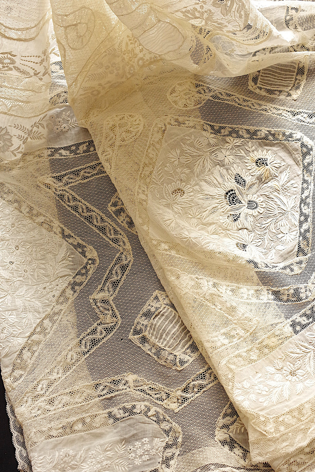 アンティークレース dentelle ancienne 刺繍レース