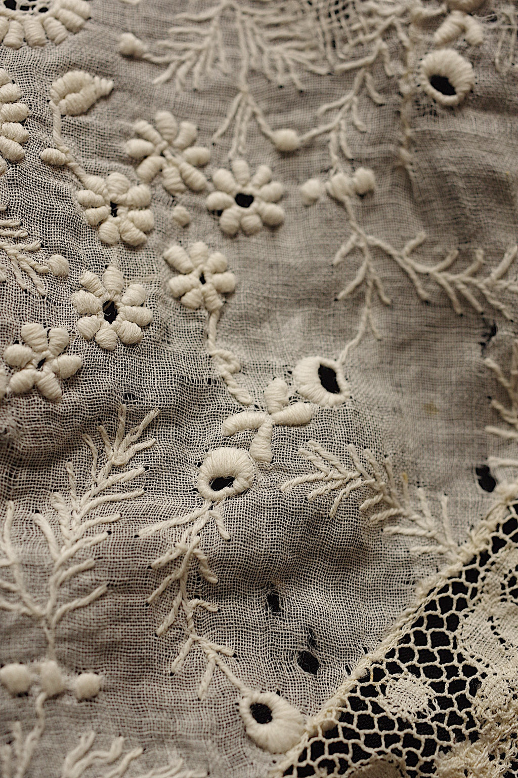 アンティークレース dentelle ancienne 刺繍レース