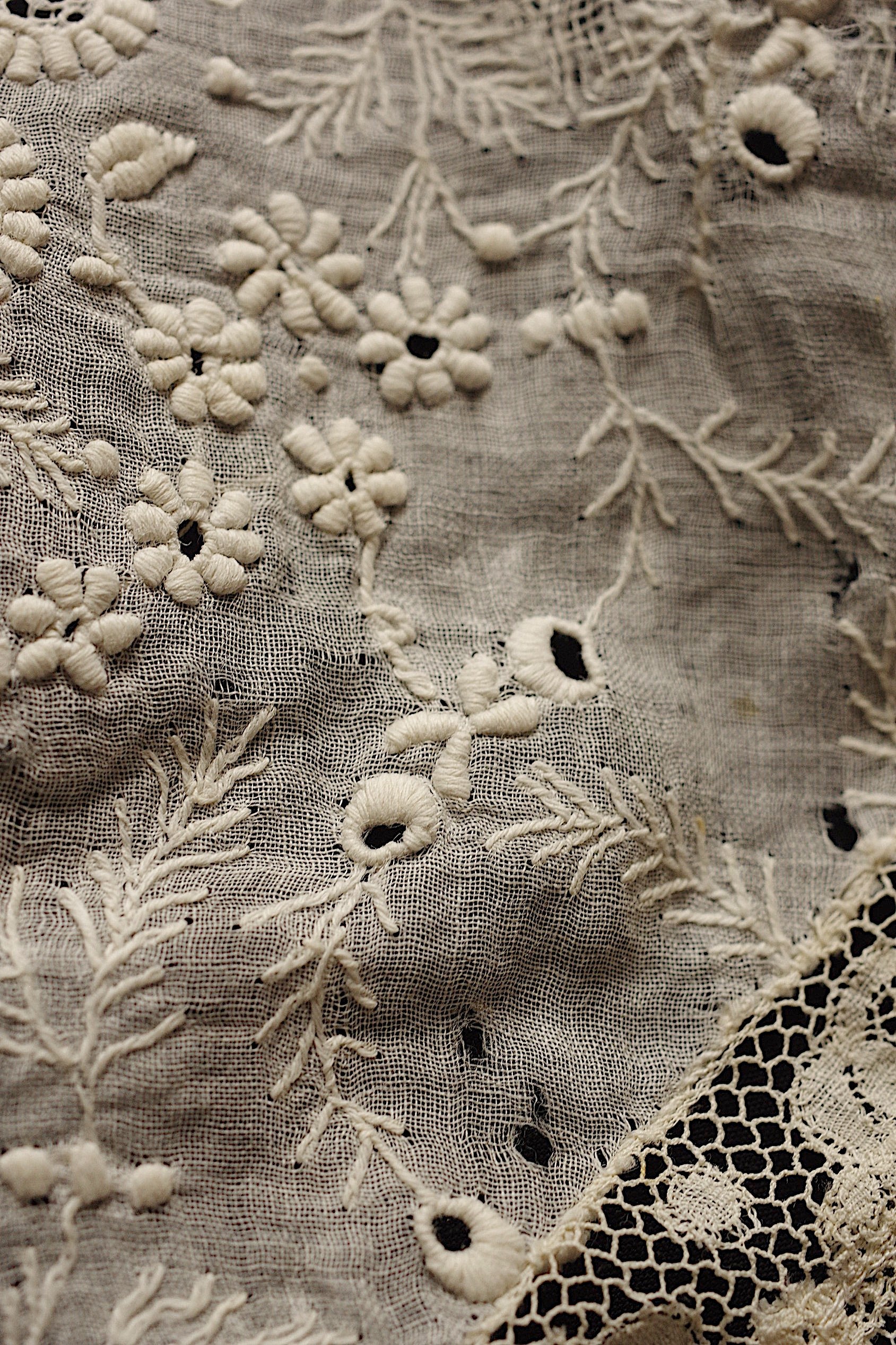 アンティークレース dentelle ancienne 刺繍レース