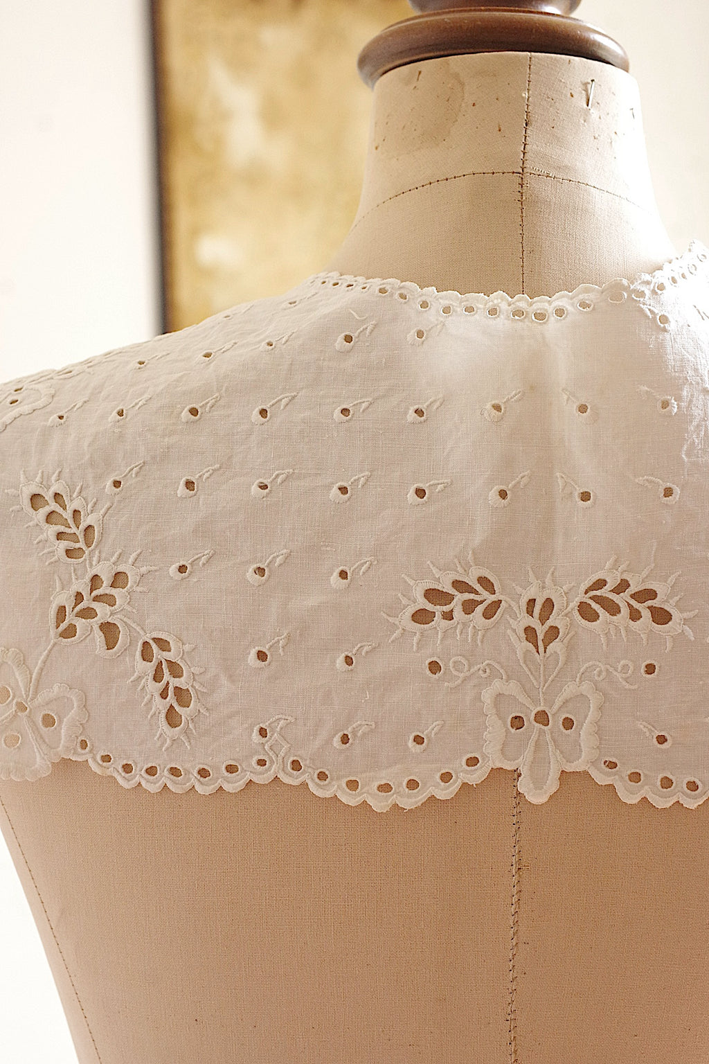 アンティークレース dentelle ancienne 刺繍襟