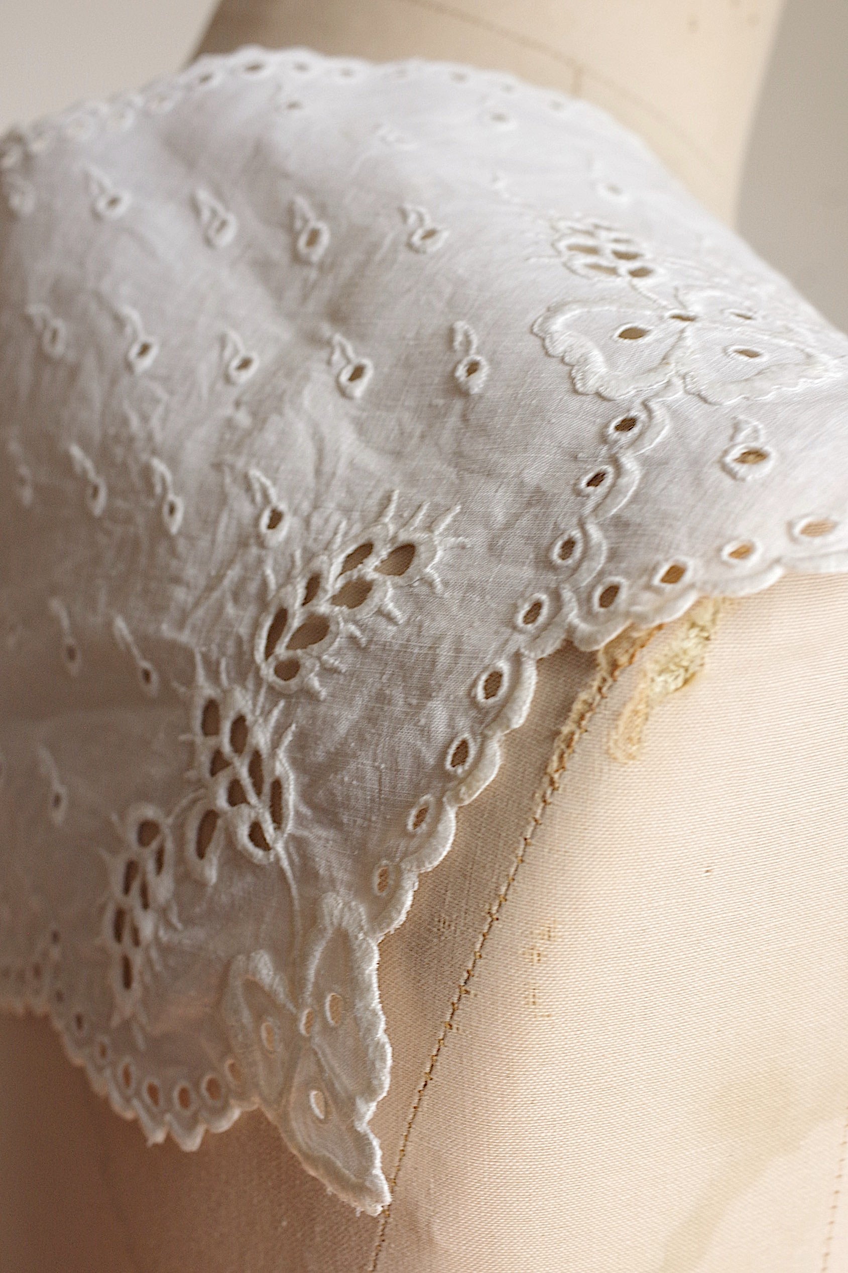 アンティークレース dentelle ancienne 刺繍襟