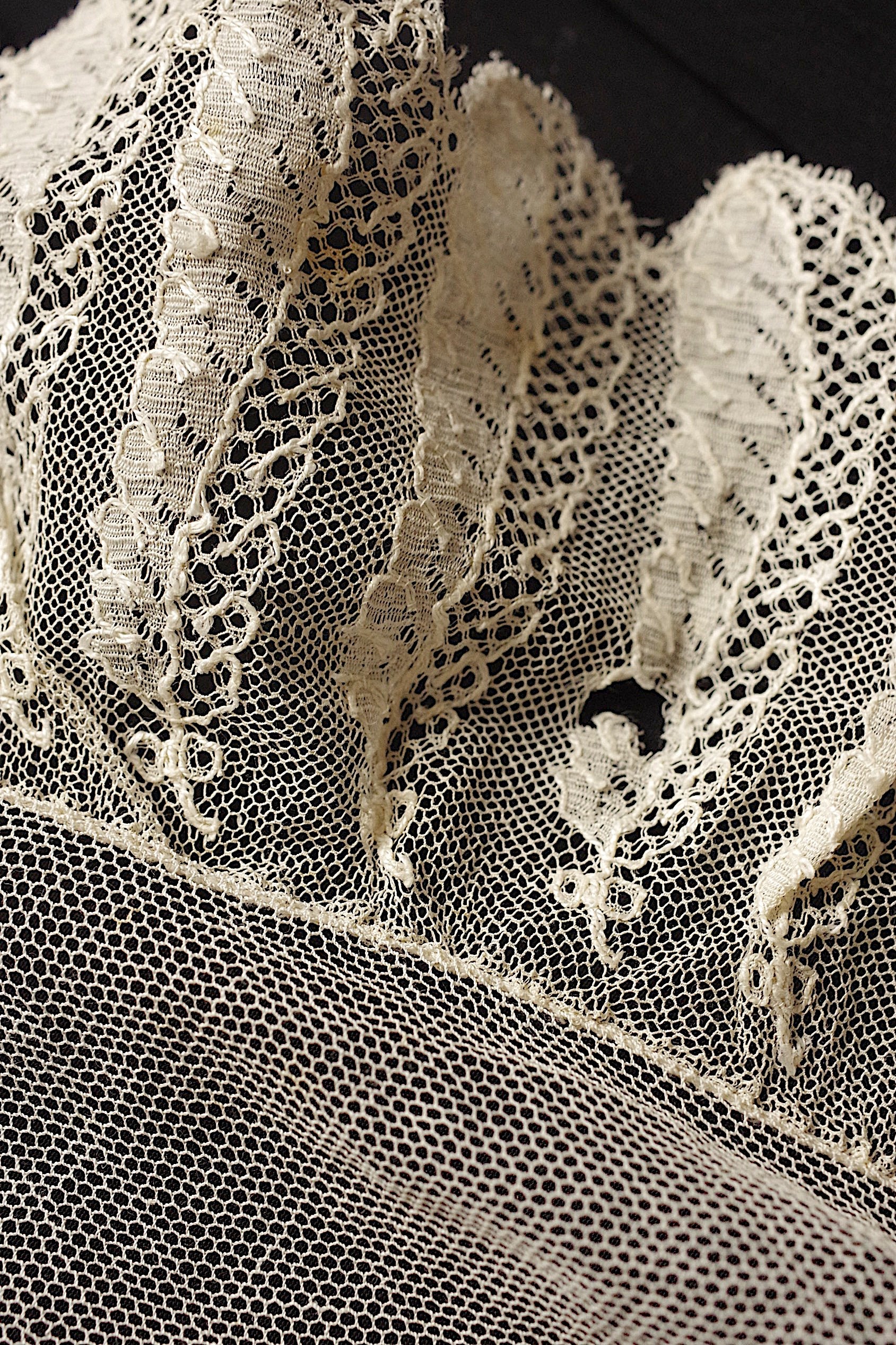 アンティークレース dentelle ancienne　ショール