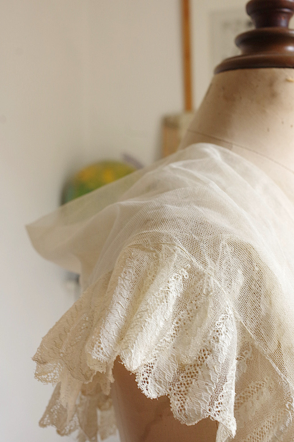アンティークレース dentelle ancienne　ショール