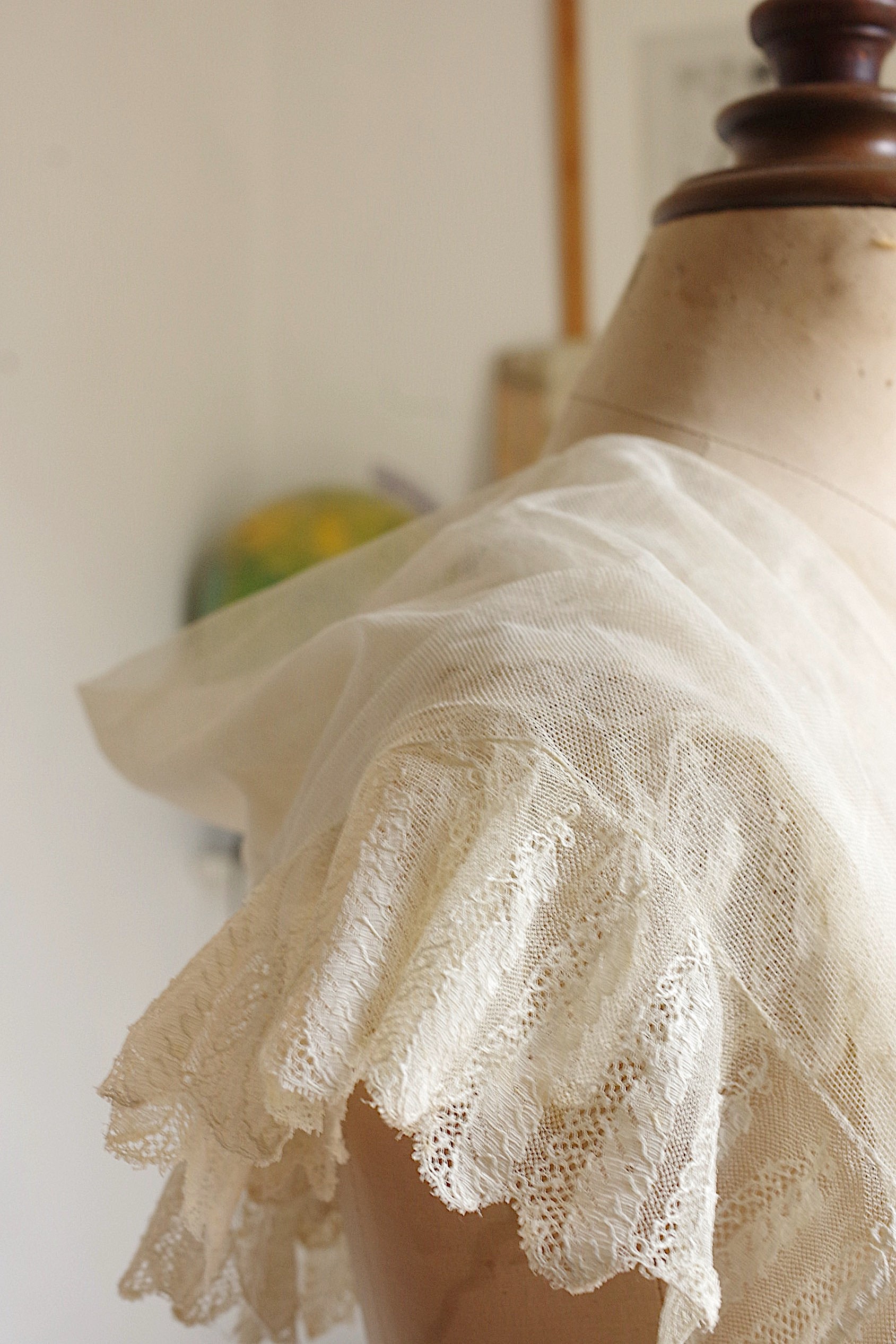 アンティークレース dentelle ancienne　ショール