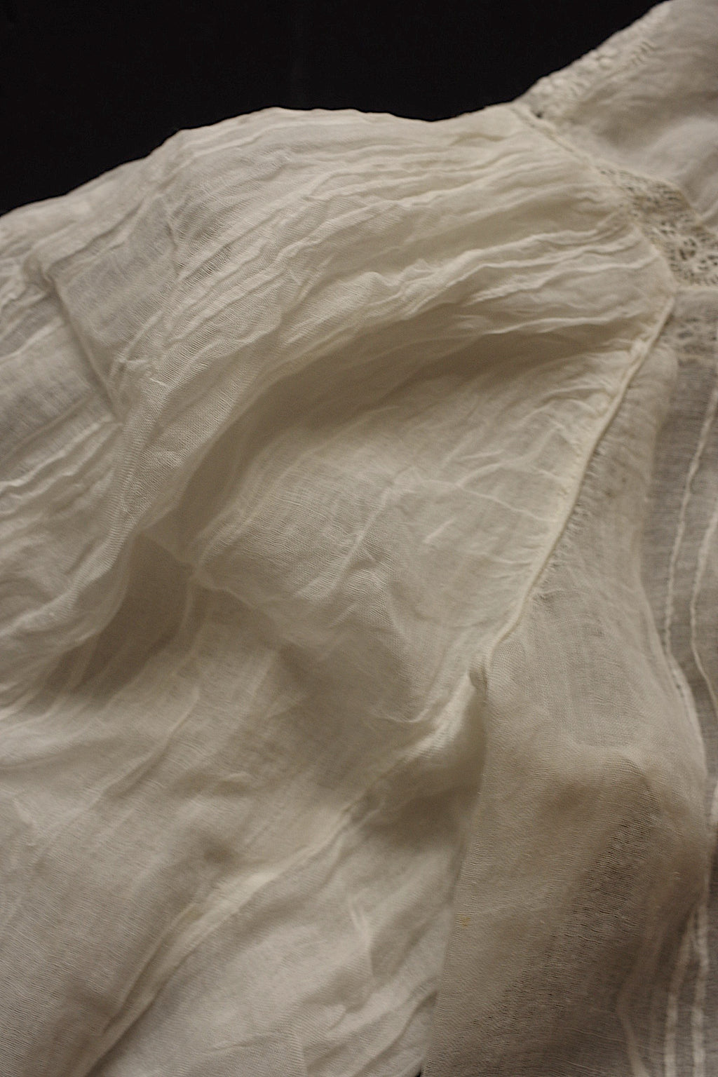 アンティーク服 vêtement＋dentelle antique　lot 素材用として