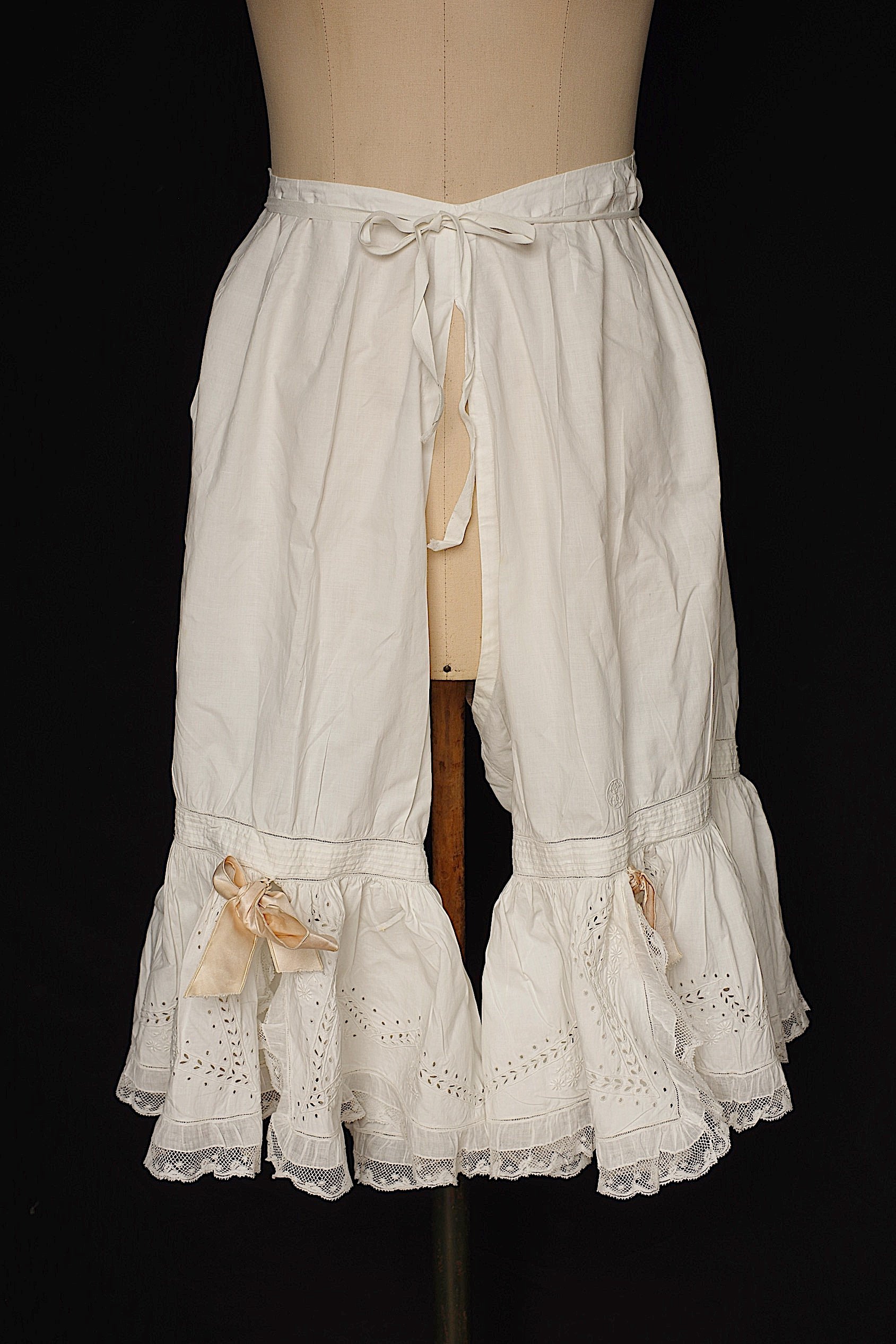 アンティークドロワーパンツ vêtement antique culotte 1