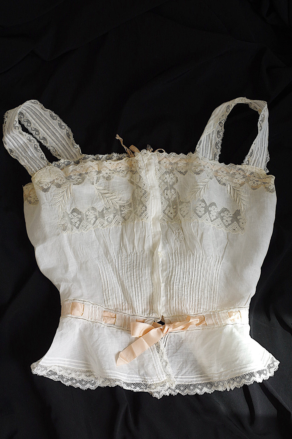 アンティークトップス vêtement antique レーストップ