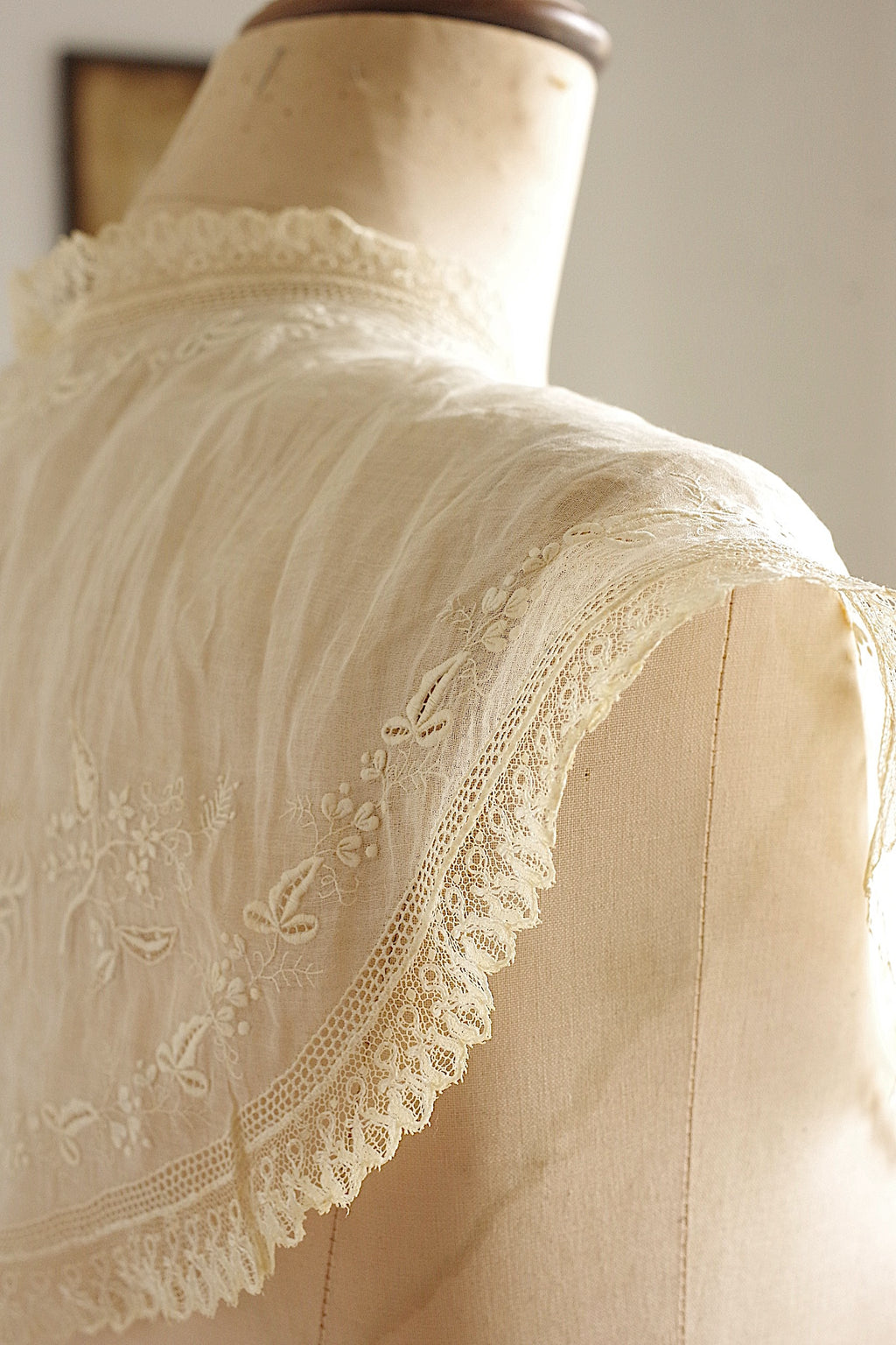 アンティークレース dentelle ancienne　襟