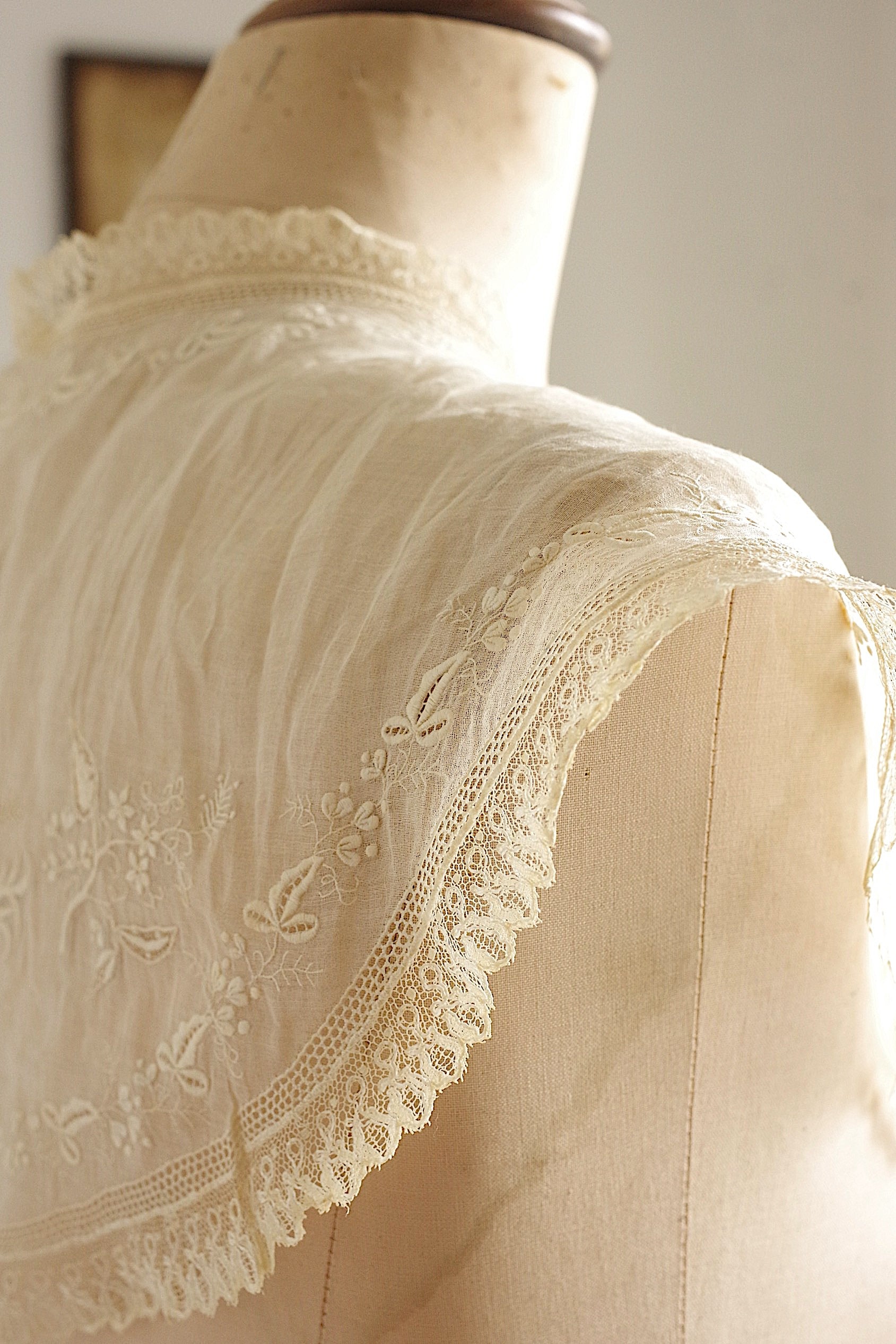 アンティークレース dentelle ancienne　襟