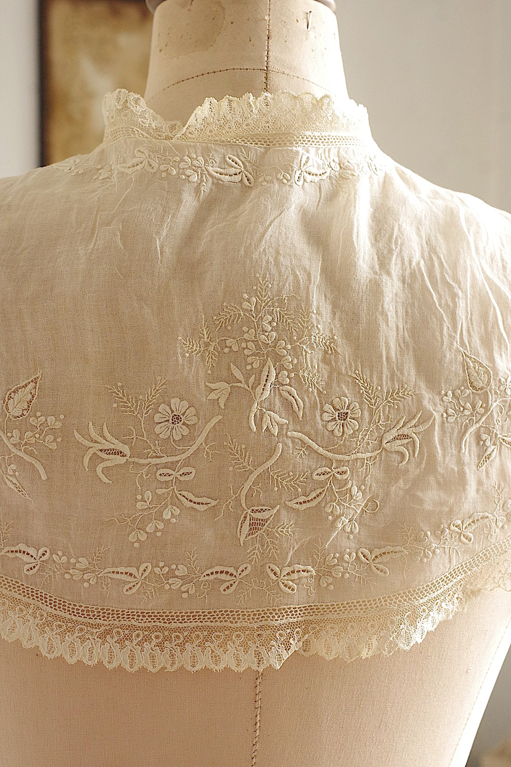 アンティークレース dentelle ancienne　襟