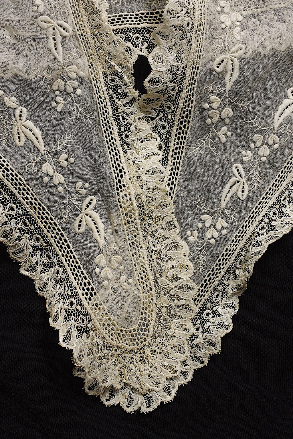 アンティークレース dentelle ancienne　襟