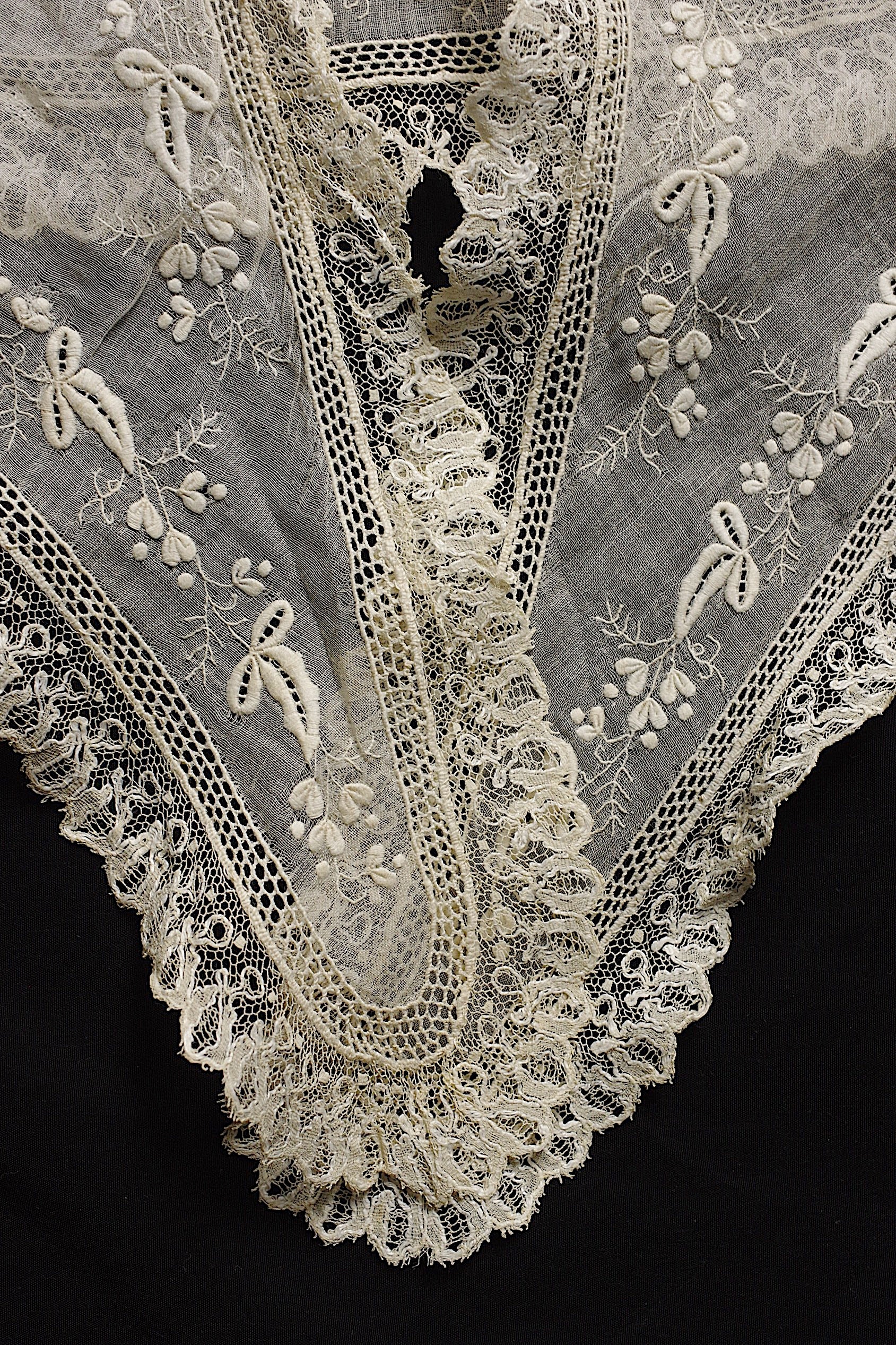アンティークレース dentelle ancienne　襟