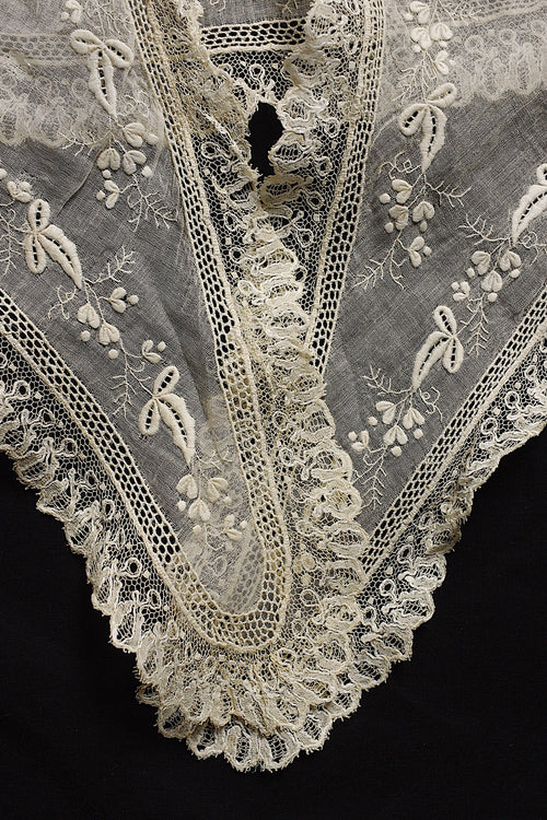 アンティークレース dentelle ancienne　襟