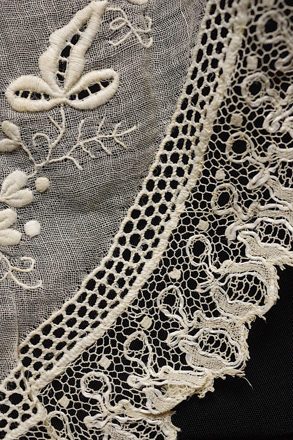 アンティークレース dentelle ancienne　襟