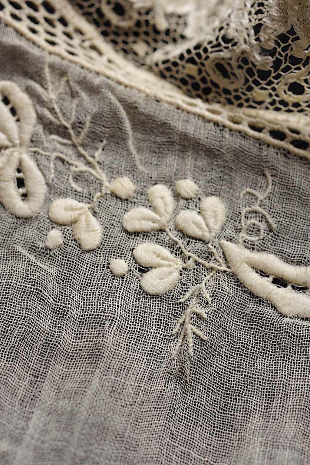 アンティークレース dentelle ancienne　襟