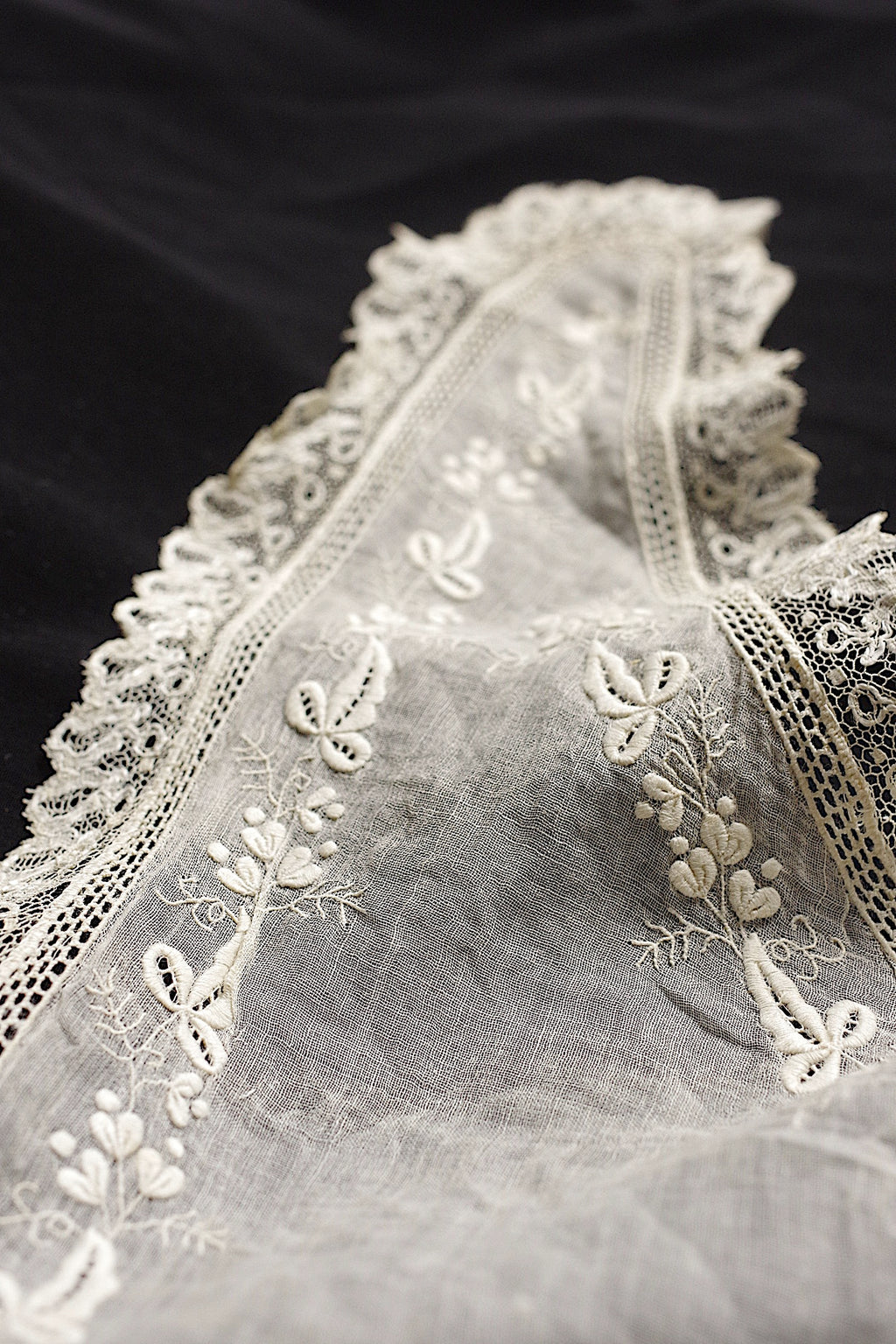 アンティークレース dentelle ancienne　襟