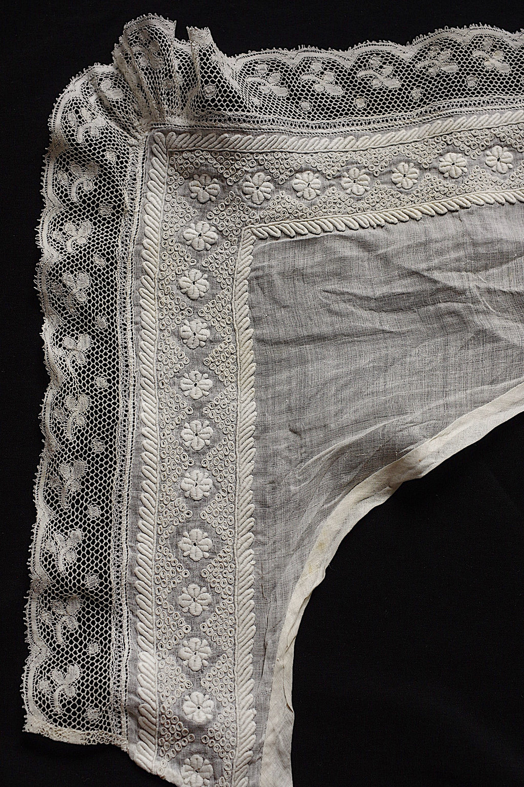 アンティークレース dentelle ancienne　襟 petit 1