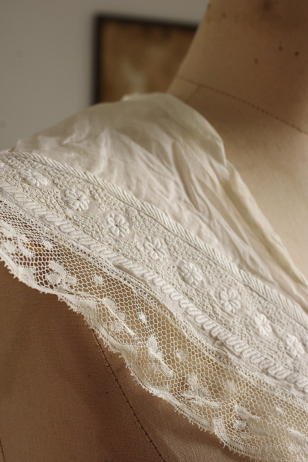 アンティークレース dentelle ancienne　襟 petit 1