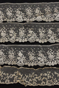 アンティークレース dentelle ancienne　ハギレ3本