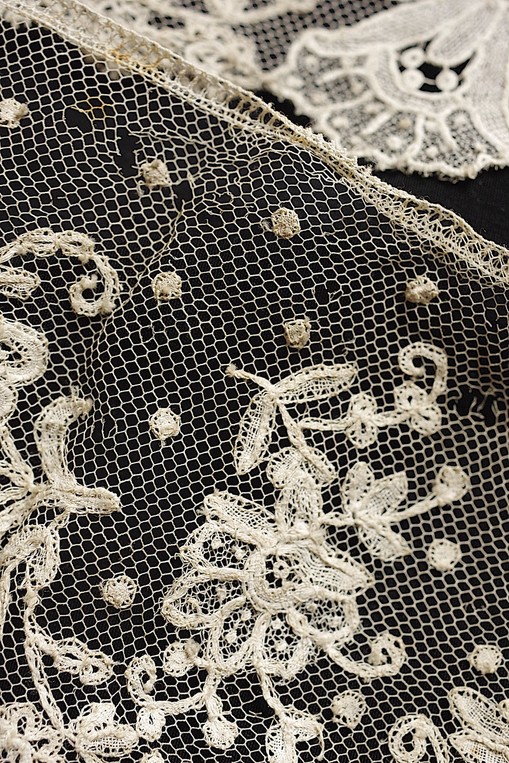 アンティークレース dentelle ancienne　ハギレ3本