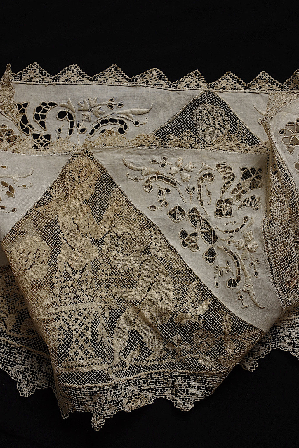 アンティークレース dentelle ancienne　abat jour
