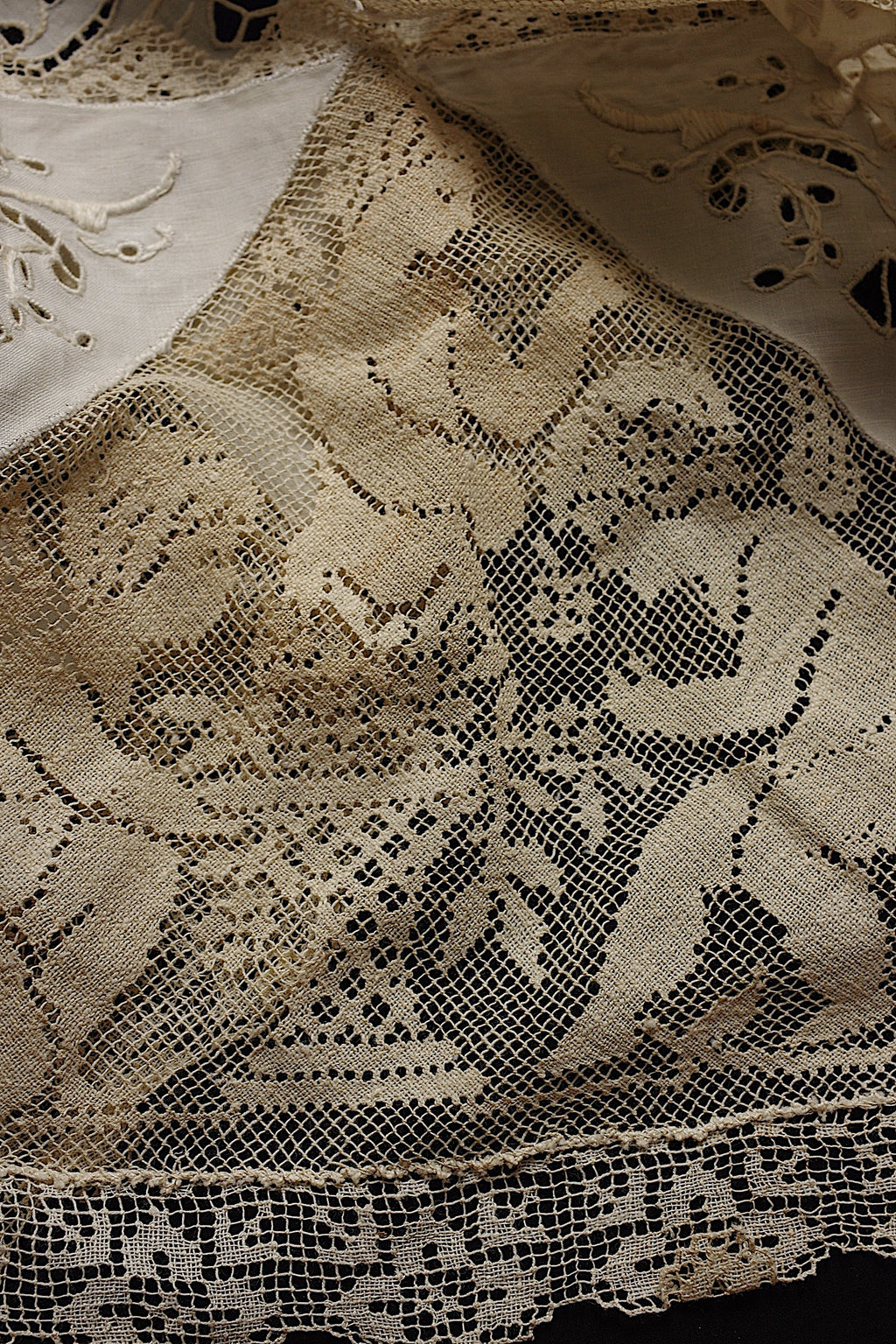 アンティークレース dentelle ancienne　abat jour