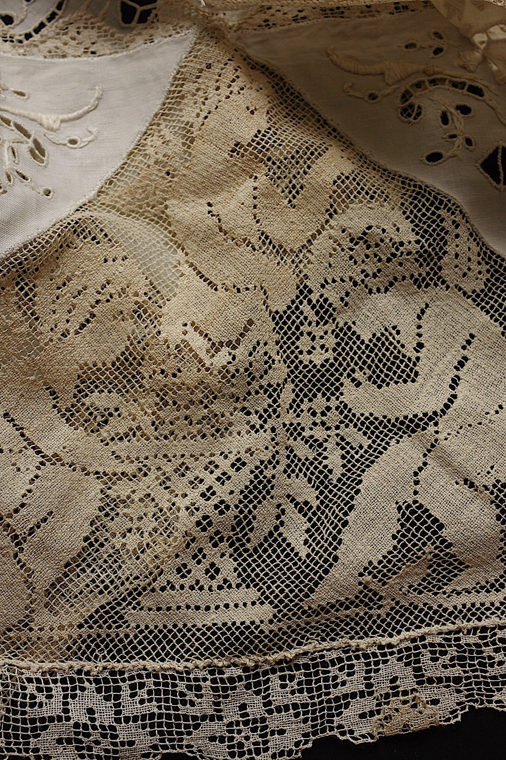 アンティークレース dentelle ancienne　abat jour