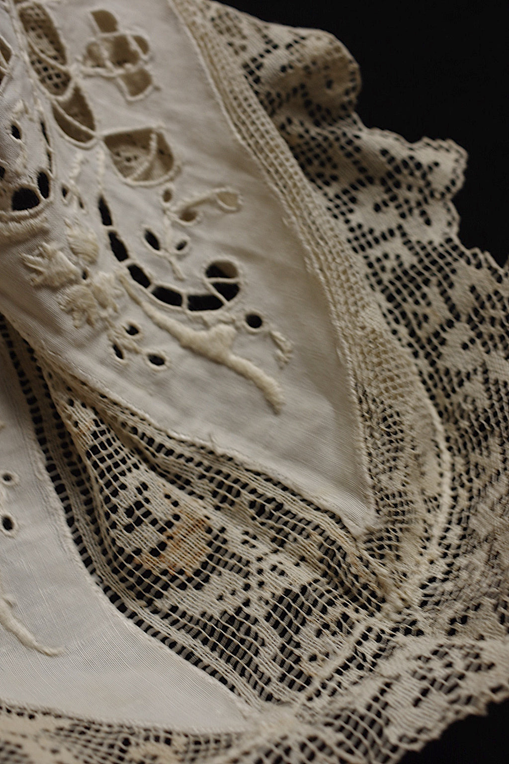 アンティークレース dentelle ancienne　abat jour