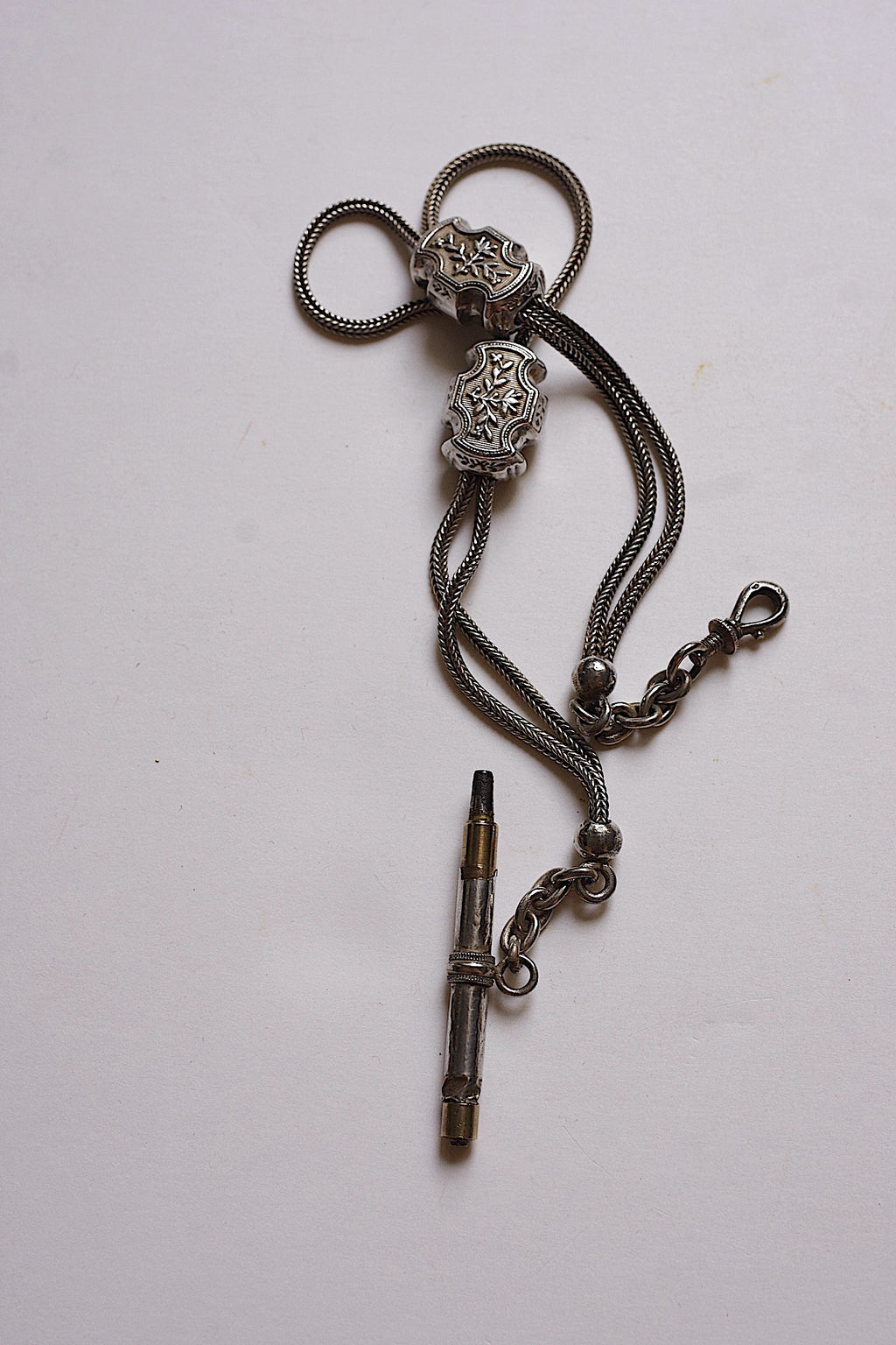 アンティークチェーン　chaînes de montre à gousset