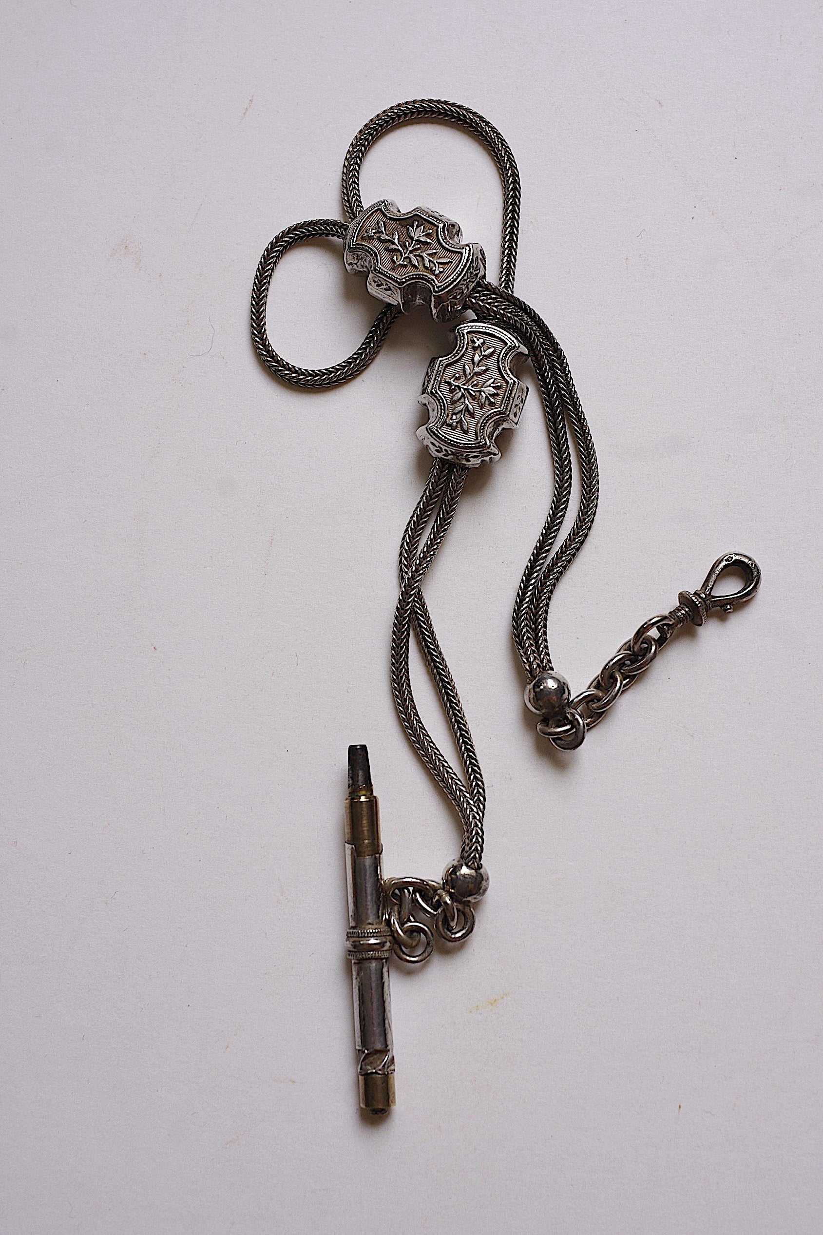 アンティークチェーン　chaînes de montre à gousset