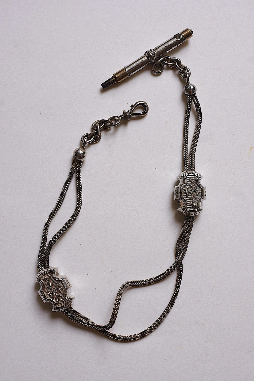 アンティークチェーン　chaînes de montre à gousset