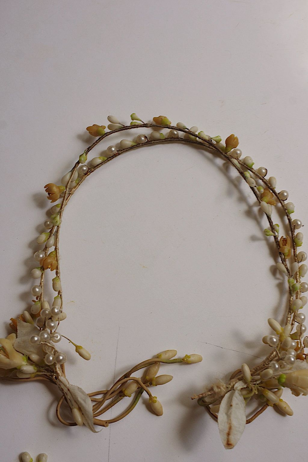 アンティーク花冠　Couronne de mariée ancienne