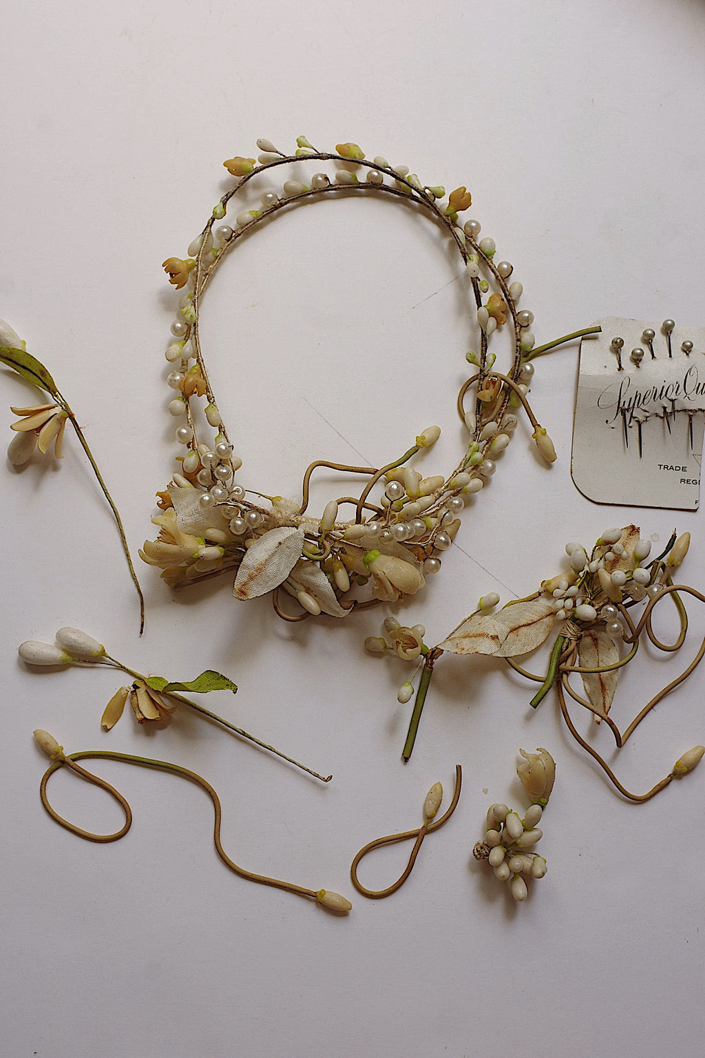 アンティーク花冠　Couronne de mariée ancienne