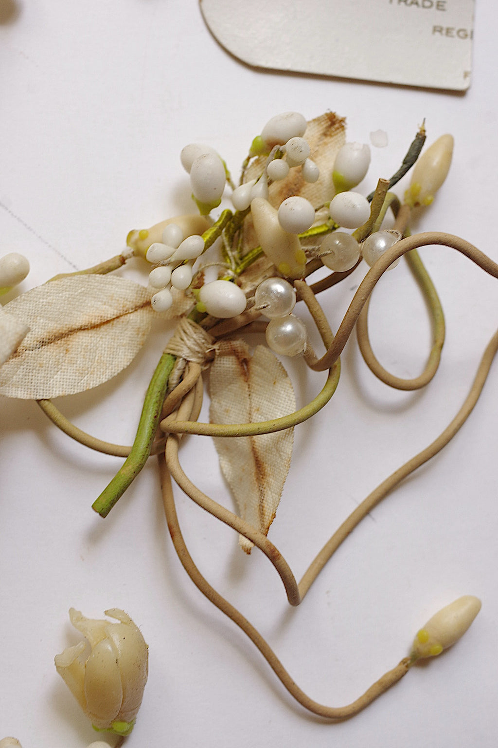 アンティーク花冠　Couronne de mariée ancienne