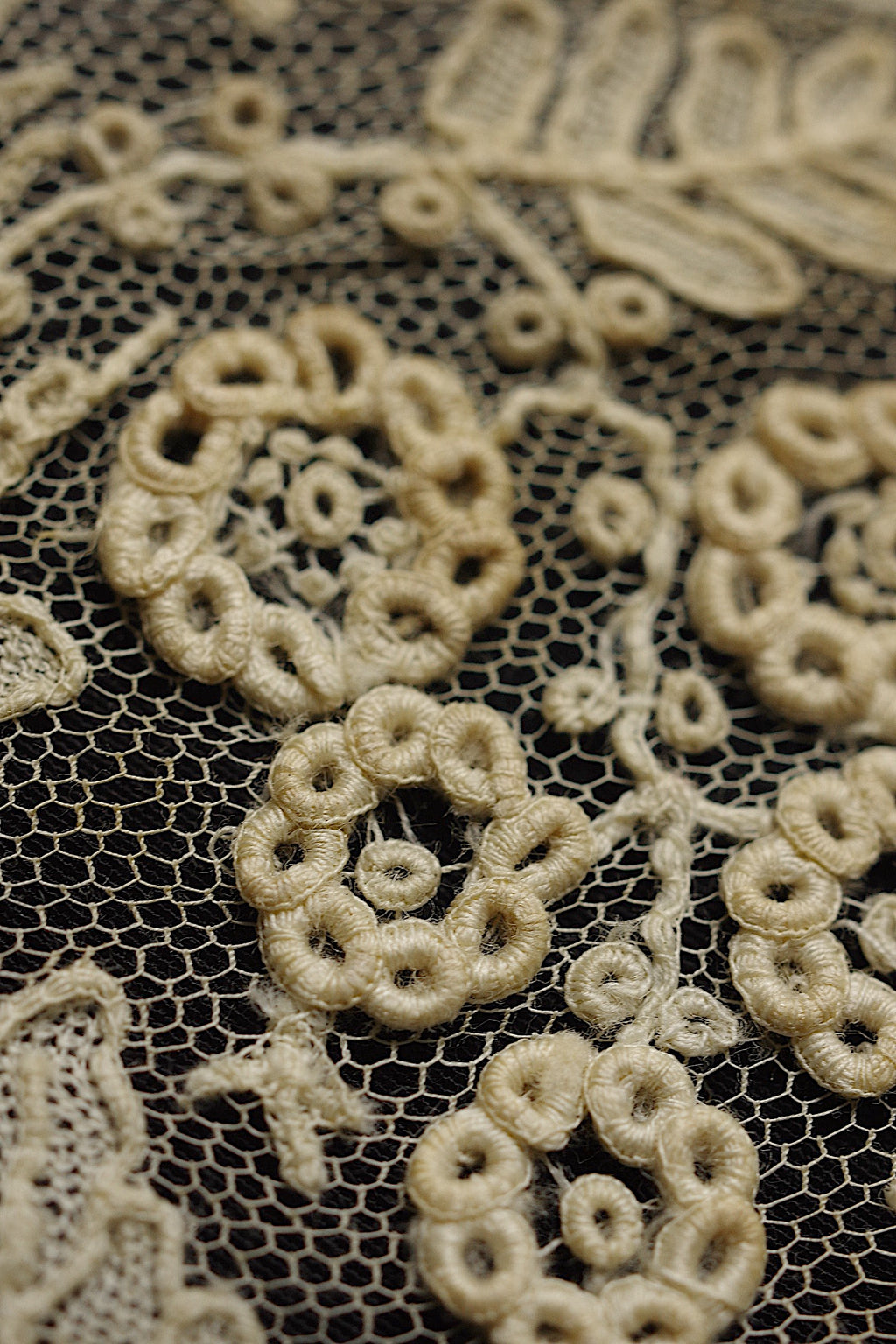 アンティークレース dentelle ancienne　ブリュクセルレース　ハギレ5本