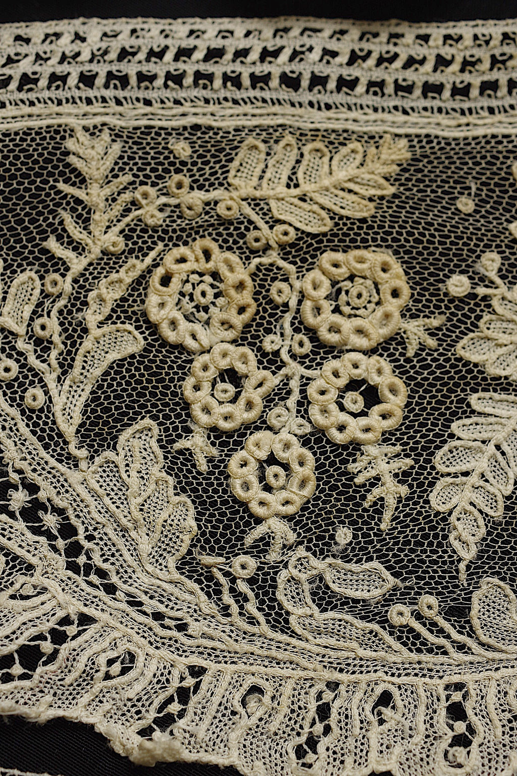 アンティークレース dentelle ancienne　ブリュクセルレース　ハギレ5本