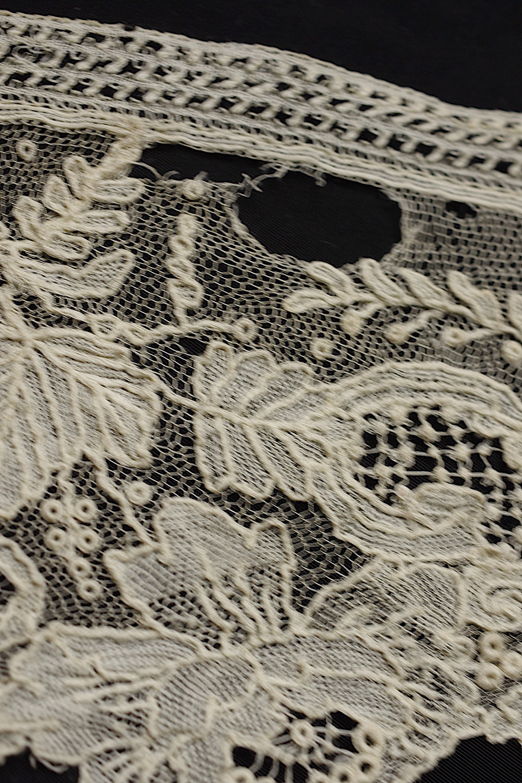 アンティークレース dentelle ancienne　ブリュクセルレース　ハギレ5本