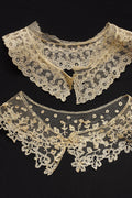 アンティークレース dentelle ancienne　小さな襟2つ