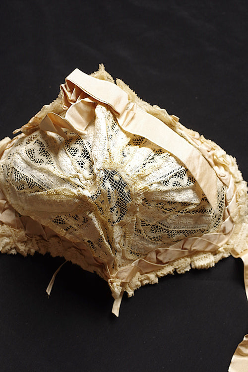 アンティークレース dentelle ancienne　ボネ　bebe2