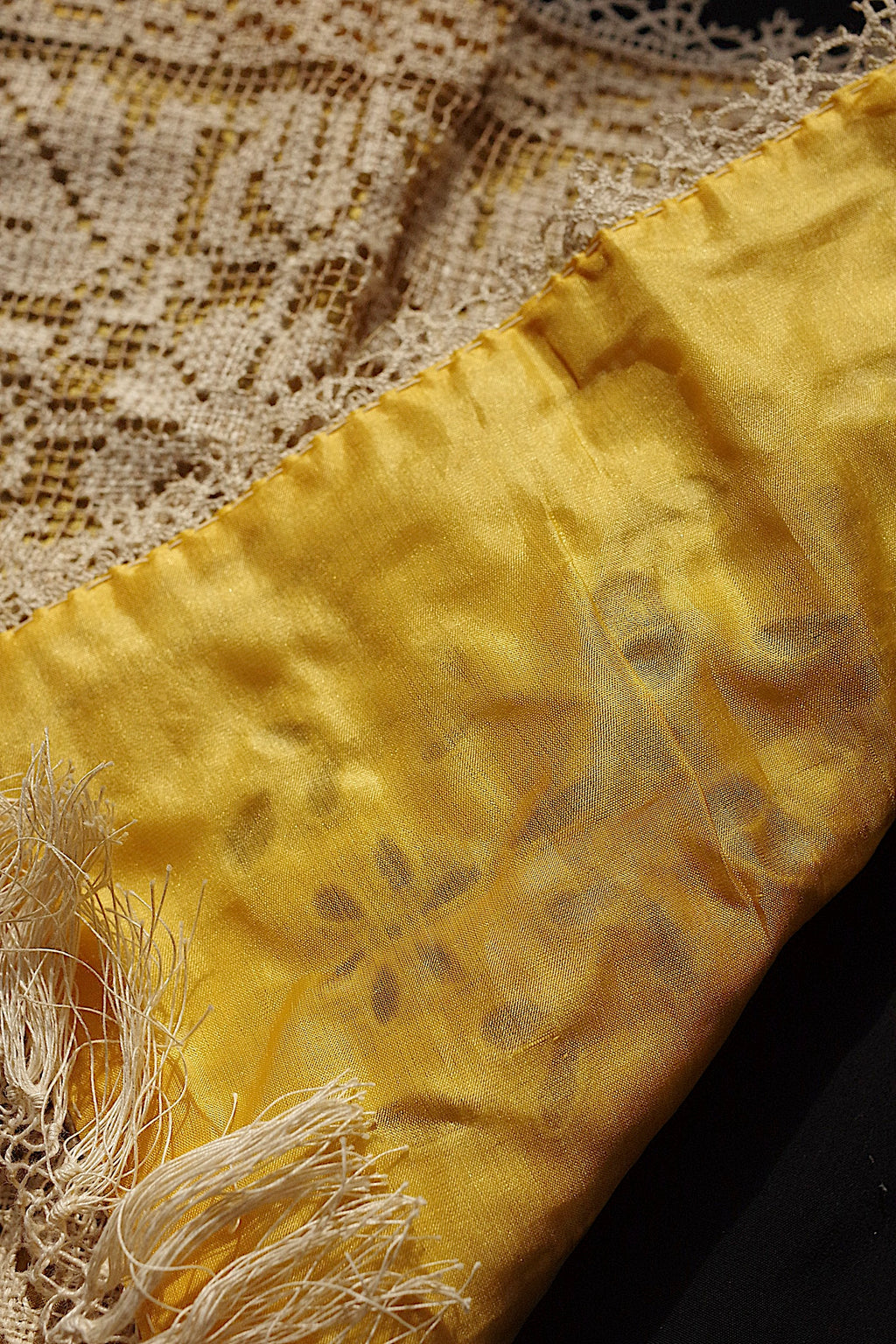 アンティークレース dentelle ancienne　フィレレース　2点