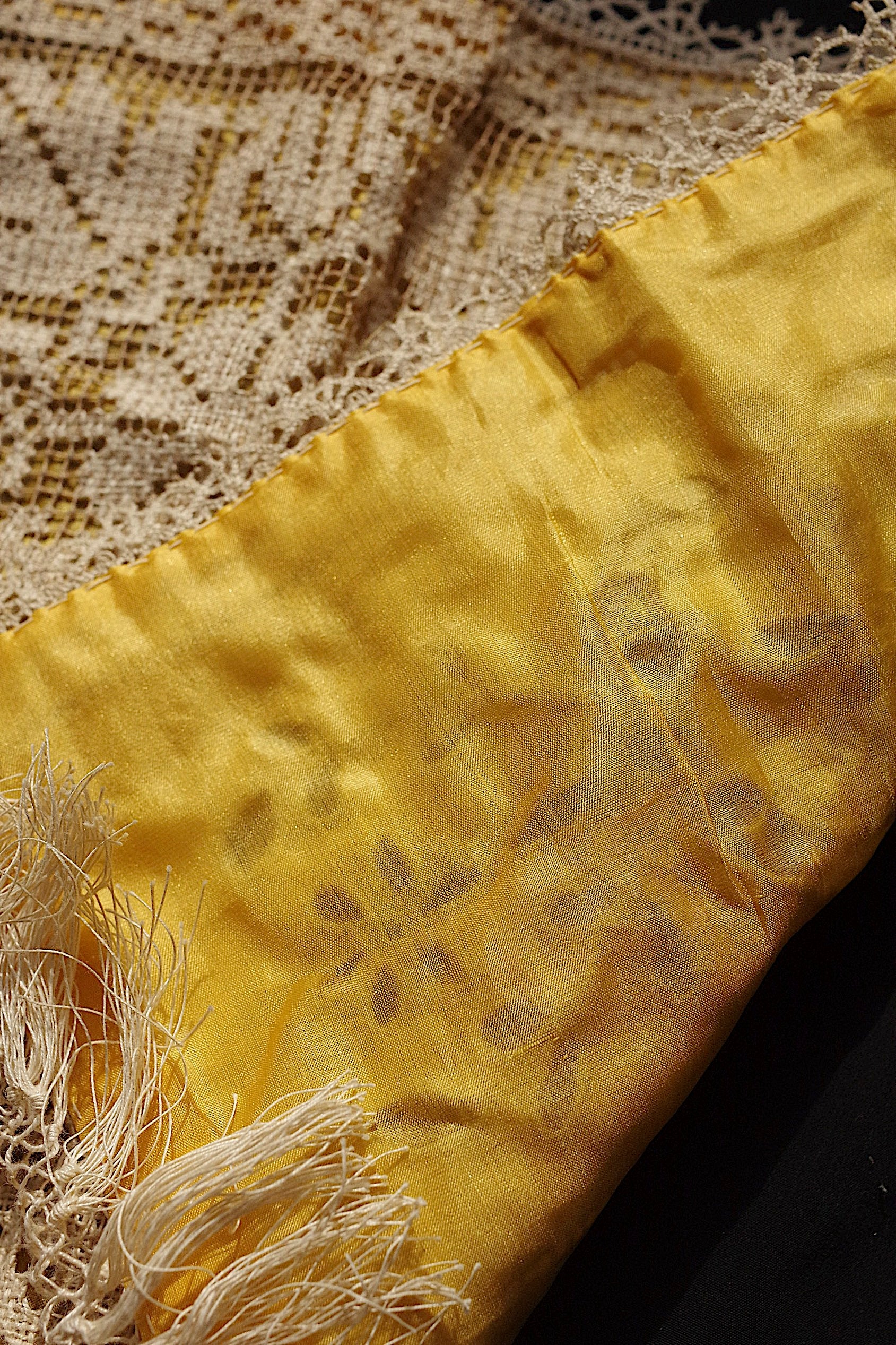 アンティークレース dentelle ancienne　フィレレース　2点