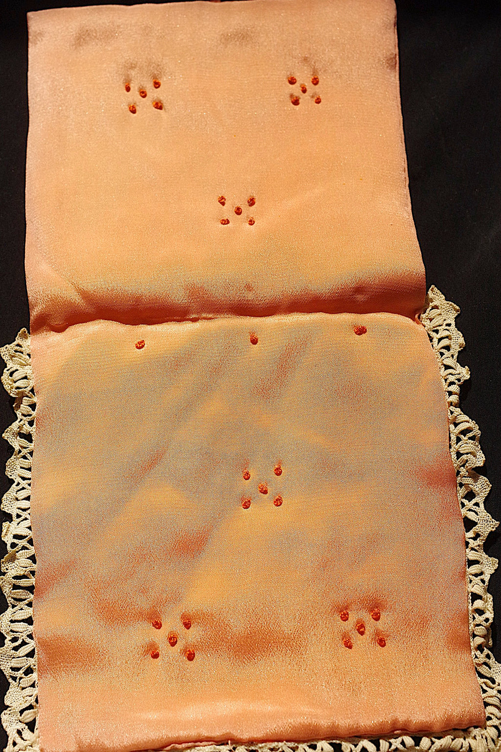 アンティークレース dentelle ancienne　フィレレース　2点
