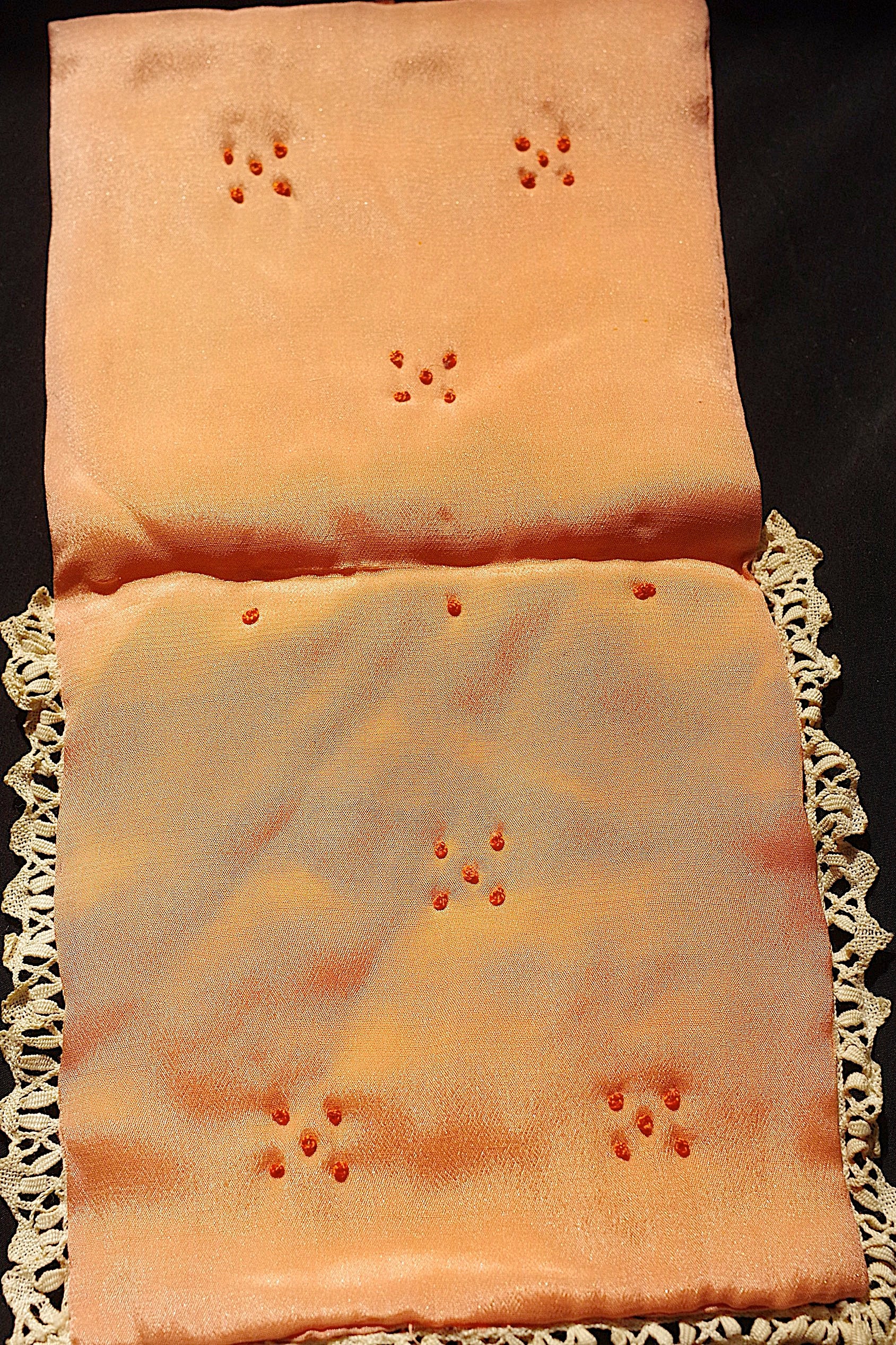 アンティークレース dentelle ancienne　フィレレース　2点